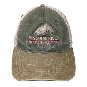 Missouri River Snapback Mesh Back Trucker Hat Multicolor One Size Blue 84